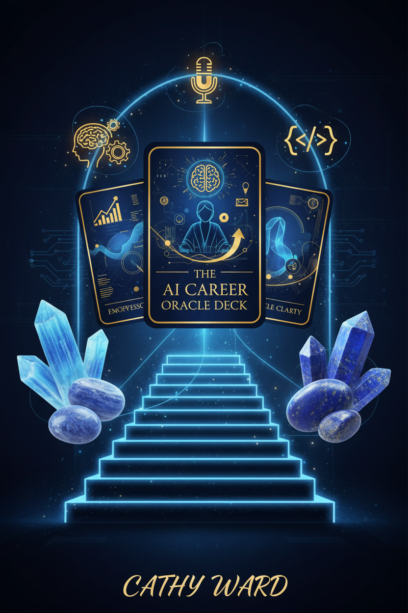 The AI Career Oracle Elevation Deck cover by Cathy Ward
